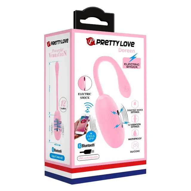 Pretty Love - Doreen USB. Jajeczko wibrujące z elektrostymulacją. 