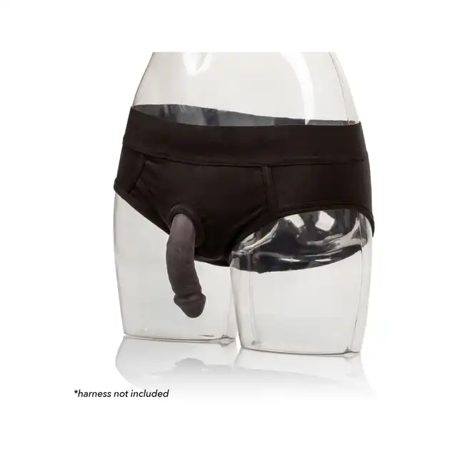 Calexotics - Packer Gear Black 10,25 cm. Paker/wypełniacz do bielizny. Realistyczny odlew!