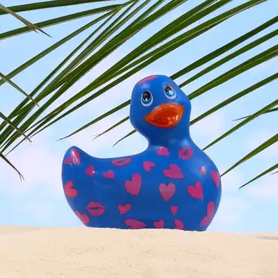 Big Teaze Toys - I Rub my Duckie 2.0 Romance PurplePink. Cudowna dyskretna wibrująca kaczuszka w najnowszej wersji.  7 programów.