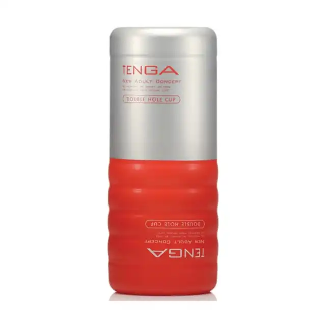 Tenga - Double Hole Cup. Masturbator z dwoma otworami. Aż 24 komór powietrznych, intensywna funkcja ssania. Eksplozja orgazmu 