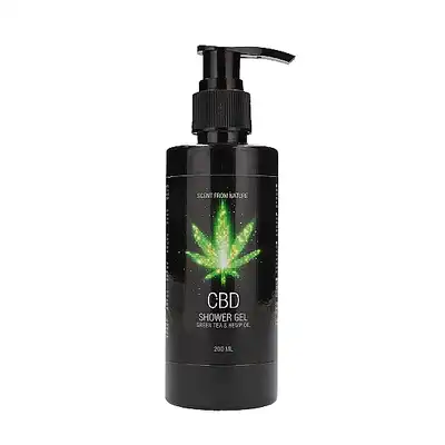 CBD - Bath and Shower - Care set - Green Tea Hemp Oil