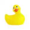 Big Teaze Toys - I Rub My Duckie 2.0 Yellow. Urocza wibrująca kaczuszka do masażu. 7 programów. Wibrator incognito.