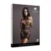 Le Desir - High Lace Neck Net Mini Dress - siateczkowa seksowna mini sukienka