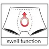 Svenjoyment - Men`s Pants L. Czarne bokserki z dopinaną saszetką i czaszką z ćwieków. Imponujące wybrzuszenie gwarantowane!