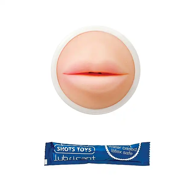 Shots Toys - Easy Rider Cold Mouth. Kubeczkowy masturbator chłodzący w kształcie ust 