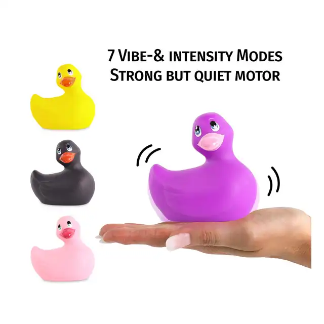 I Rub My Duckie 2.0 - Purple. Urocza wibrująca kaczuszka do masażu. 7 programów. Wibrator incognito.