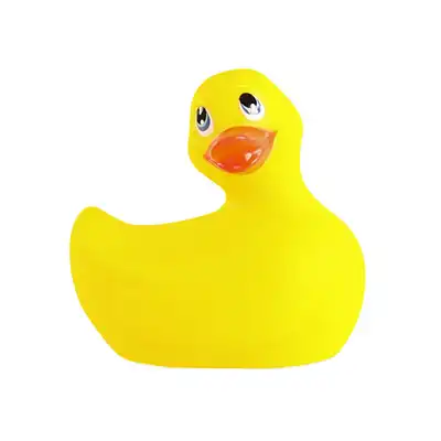 Big Teaze Toys - I Rub My Duckie 2.0 Yellow. Urocza wibrująca kaczuszka do masażu. 7 programów. Wibrator incognito.