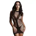 Le Desir - Mini  Dress Opaque Shape S/L - zniewalająca sukienka z siateczki