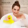 Big Teaze Toys - I Rub My Duckie 2.0 Yellow. Urocza wibrująca kaczuszka do masażu. 7 programów. Wibrator incognito.