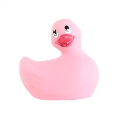 Big Teaze Toys - I Rub My Duckie 2.0 - Pink. Urocza wibrująca kaczuszka do masażu. 7 programów. Wibrator incognito.
