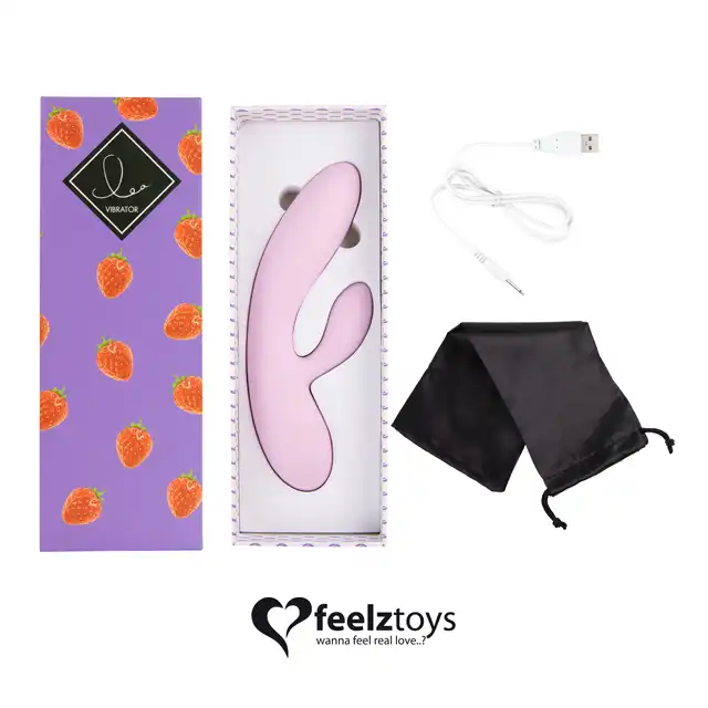 Feelztoys - Lea Rabbit Vibrator - wibrator do stymulacji punktu G i łechtaczki w ślicznym fioletowym kolorze