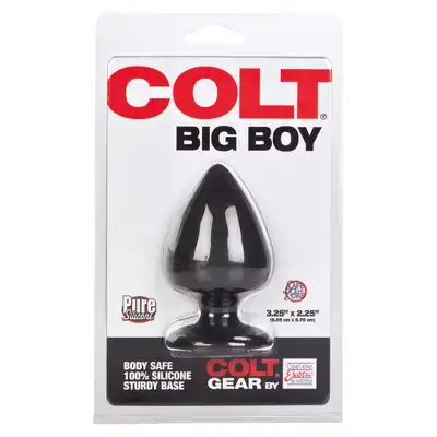 Colt - Big Boy. Czarna wtyczka analna 5,75 cm średnicy 
