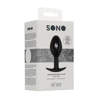 N0. 89 - Self Penetrating Butt Plug - Black