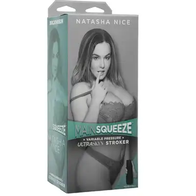 Main Squeeze - Natasha Nice. Masturbator z teksturowanym wnętrzem 
