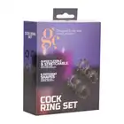 GC - Cock Ring Set Black