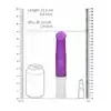 GC - Rotating Beetle Vibrator Purple. Silikonowy wibrator z 2 silniczkami, mocne doznania 