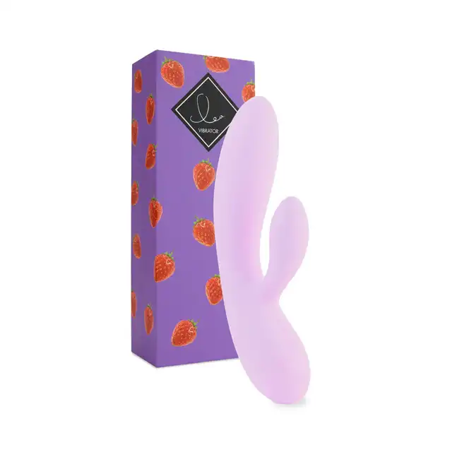 Feelztoys - Lea Rabbit Vibrator - wibrator do stymulacji punktu G i łechtaczki w ślicznym fioletowym kolorze