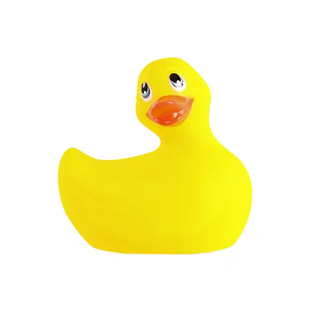 Big Teaze Toys - I Rub My Duckie 2.0 Yellow. Urocza wibrująca kaczuszka do masażu. 7 programów. Wibrator incognito.