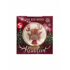 Shots Toys - The Red Nosed Reindeer. Ring erekcyjny w kształcie renifera z czerwonym nosem. Super prezent 