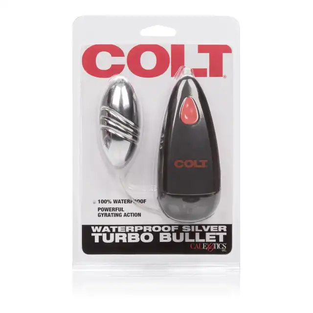 Colt - Waterproof Turbo Bullet. Jajeczko wibrujące z pilotem. Bardzo mocne wibracje. 