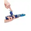 Shots Toys - Rotating Beetle. Rotacyjny wibrator ze stymulatorem łechtaczki w kształcie żuka. 4 języczki. 