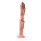 Heroes - #24 Flesh. Dildo w kształcie dwóch pięści wykonane z ultramiękkiego silikonu 28 cm 