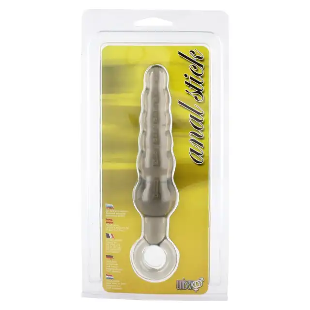 Seven Creations - Anal Stick. Przeźroczysty plug analny z wygodnym uchwytem 
