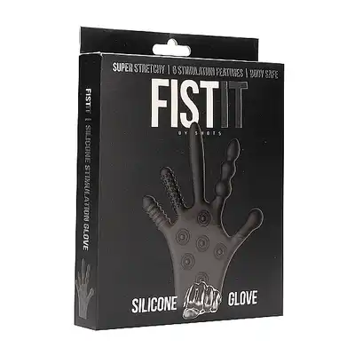 Silicone Stimulation Glove - Black