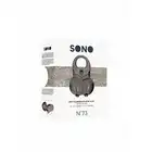 Sono - No.73 Soft Squeeze Ring. Pierścień erekcyjny z kieszenią na mosznę 