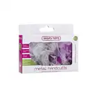  Shots Toys - Metal Handcuffs Purple. Fioletowe kajdanki z lekkiego metalu z łańcuszkiem 