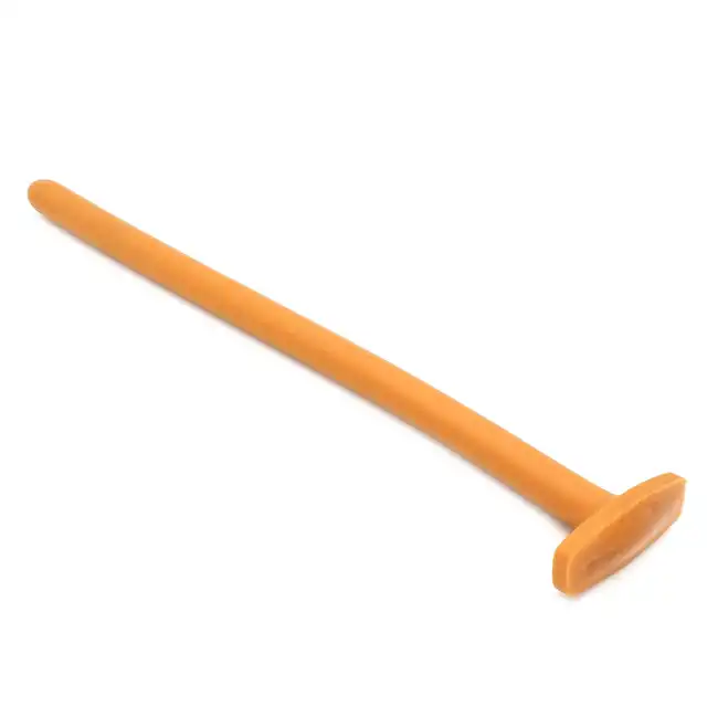 Kiotos - Deep L. Piekielnie długie złote dildo 60 cm. 3 cm średnicy 
