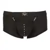 Svenjoyment - Men`s Pants L. Czarne bokserki z dopinaną saszetką i czaszką z ćwieków. Imponujące wybrzuszenie gwarantowane!