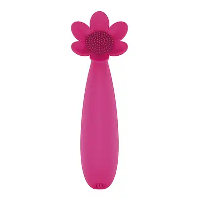 Feelztoys - Daisy Joy Pink. Wibrujący silikonowy kwiatek. 20 cichych programów. Przepiękny!