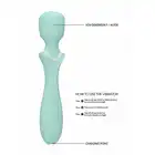 Loveline - Jiggle Green - wodoodporna różdżka do masażu, która zapewni Ci dogłębne wrażenia 