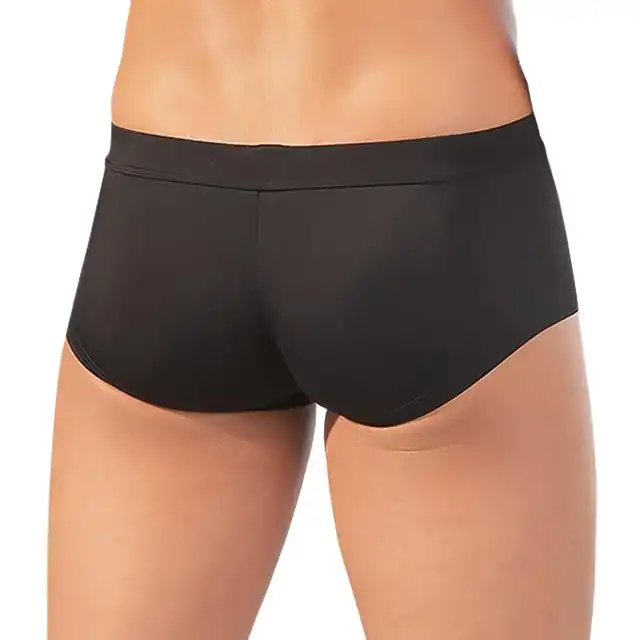 Svenjoyment - Men`s Pants L. Czarne bokserki z dopinaną saszetką i czaszką z ćwieków. Imponujące wybrzuszenie gwarantowane!