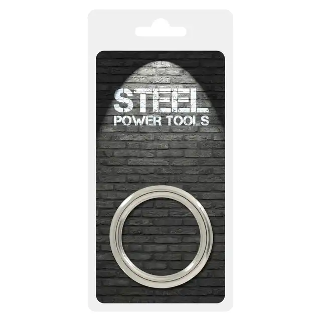Steel Power Tools - Donut Cockring 50 mm. Pierścień erekcyjny ze stali 