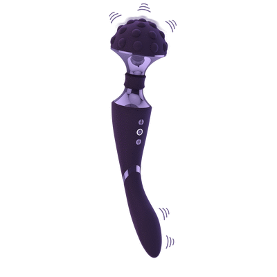 Stymulator- Shiatsu Bendable Massager Wand - Purple