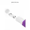GC - Rotating Beetle Vibrator Purple. Silikonowy wibrator z 2 silniczkami, mocne doznania 