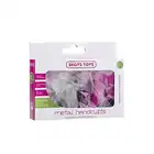 Shots Toys - Metal Handcuffs Pink. Różowe kajdanki z lekkiego metalu z 2 kluczykami 