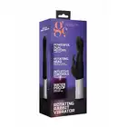 GC - Rotating Rabbit Bunny Black - czarny wibrator z króliczkiem, który zapewni ekscytujące wrażenia!