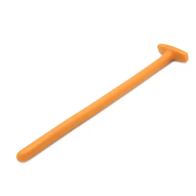 Kiotos - Deep L. Piekielnie długie złote dildo 60 cm. 3 cm średnicy 