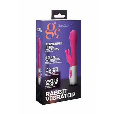 GC - Rabbit Vibrator 10 Speed Pink - unikatowy wibrator z króliczkiem, zapewni niesamowitą rozkosz!