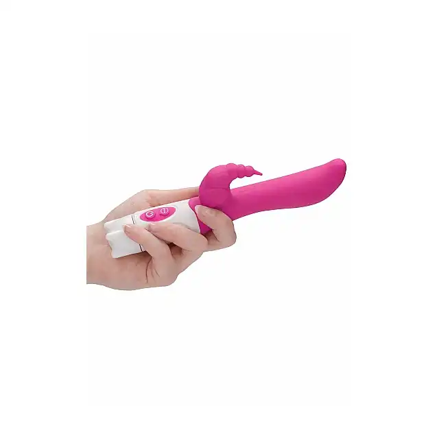 GC - Buzzy Bee Vibrator Pink - różowy wibrator z możliwością stymulacji łechtaczki