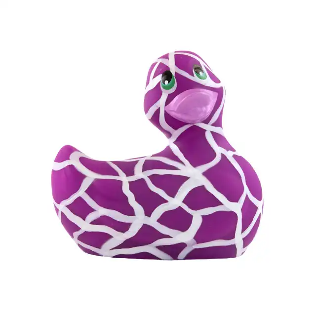 I Rub My Duckie 2.0. Fioletowa dziko wibrująca kaczuszka z motywem safari. 7 trybów 