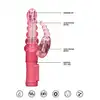 Shots Toys - Rotating Bubbles. Rotacyjny wibrator ze stymulacją łechtaczki. Teksturowany 