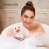 I Rub My Duckie 2.0 - Pride White. Wibrująca kaczuszka z motywem tęczy. 7 trybów wibracji. 