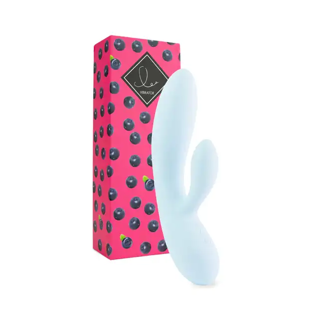 Feelztoys - Lea Rabbit Vibrator - wibrator do stymulacji punktu G i łechtaczki w ślicznym niebieskim kolorze