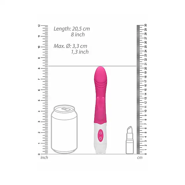 GC - Rabbit Vibrator 10 Speed Pink - unikatowy wibrator z króliczkiem, zapewni niesamowitą rozkosz!