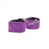 Ouch! - Reversible Ankle Cuffs - Purple - skórzane, dwustronne kajdanki na nogi. Ostatnia sztuka!