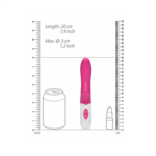 GC - Buzzy Bee Vibrator Pink - różowy wibrator z możliwością stymulacji łechtaczki